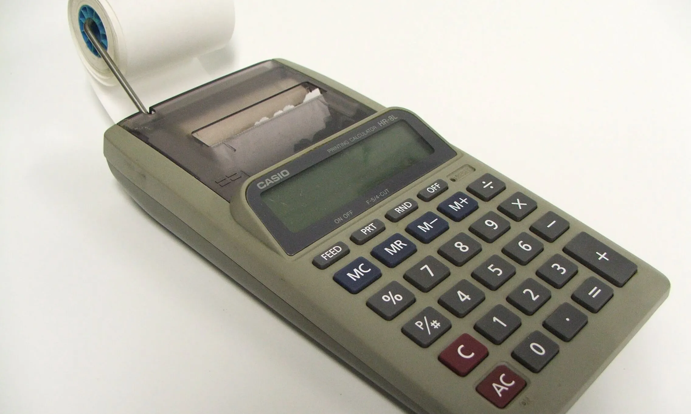 Fotografia d'una calculadora