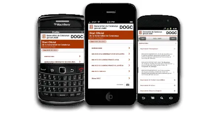 El DOGC al mòbil