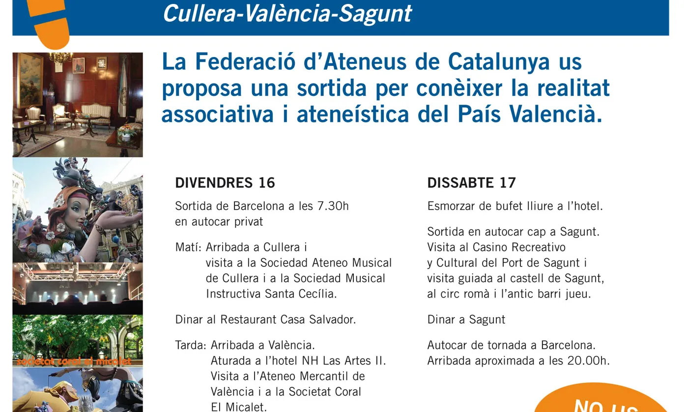 imatge de la sortida al País Valencià