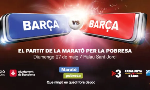 Imatge partit Barça vs Barça 