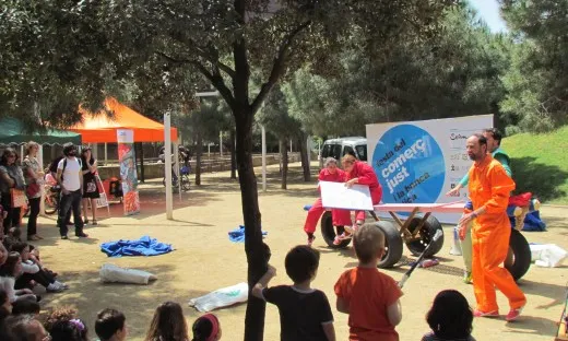 Festa del Comerç Just i la Banca Ètica 2012 al barri del Clot, Barcelona