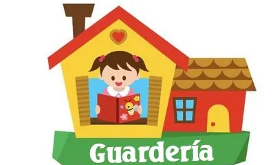 Dibuix nena llegint en una guarderia 