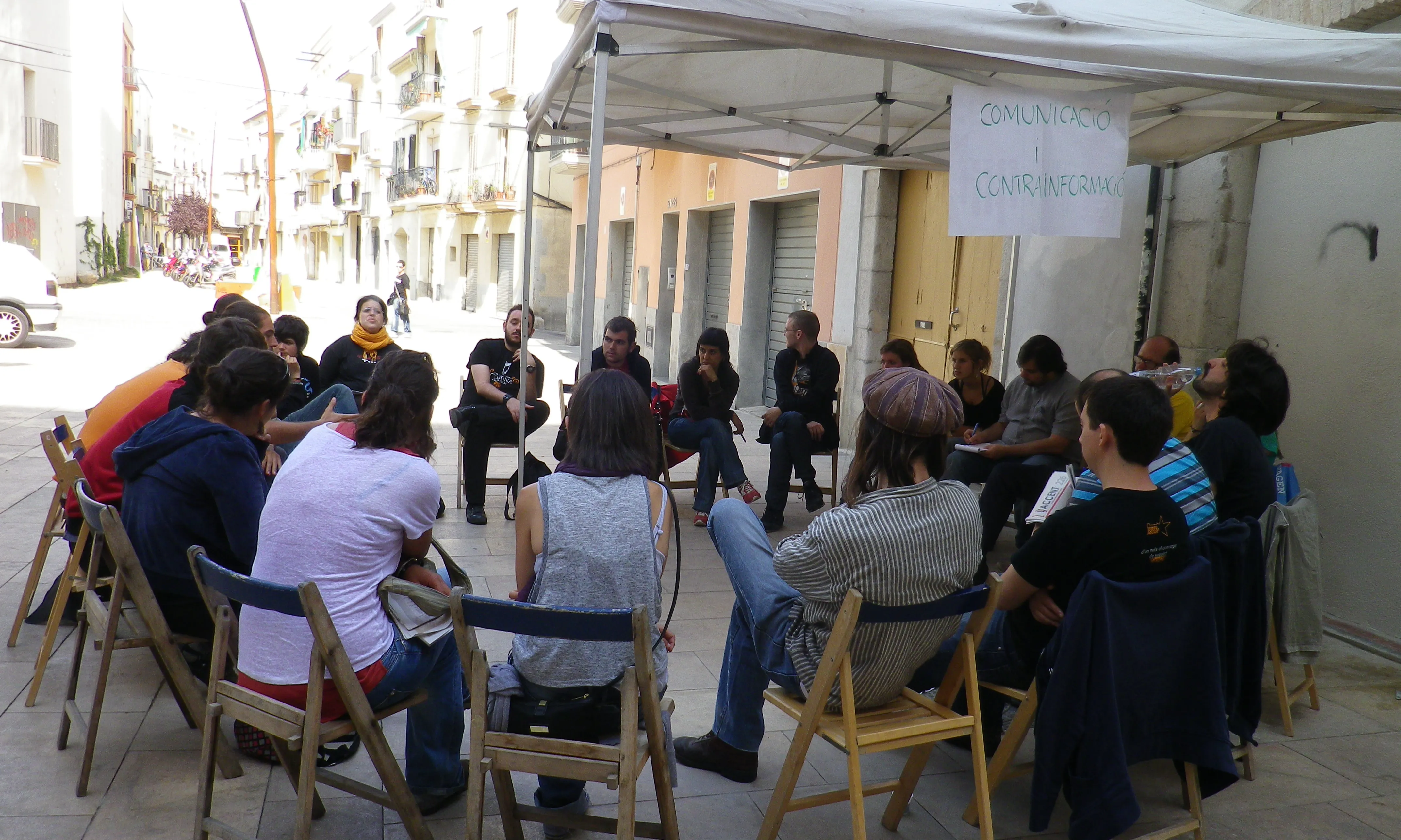 Taller de comunicació i contrainformació; autora Lourdes