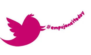 Ocell de Twitter amb el hashtag #EmpujoncitoDay