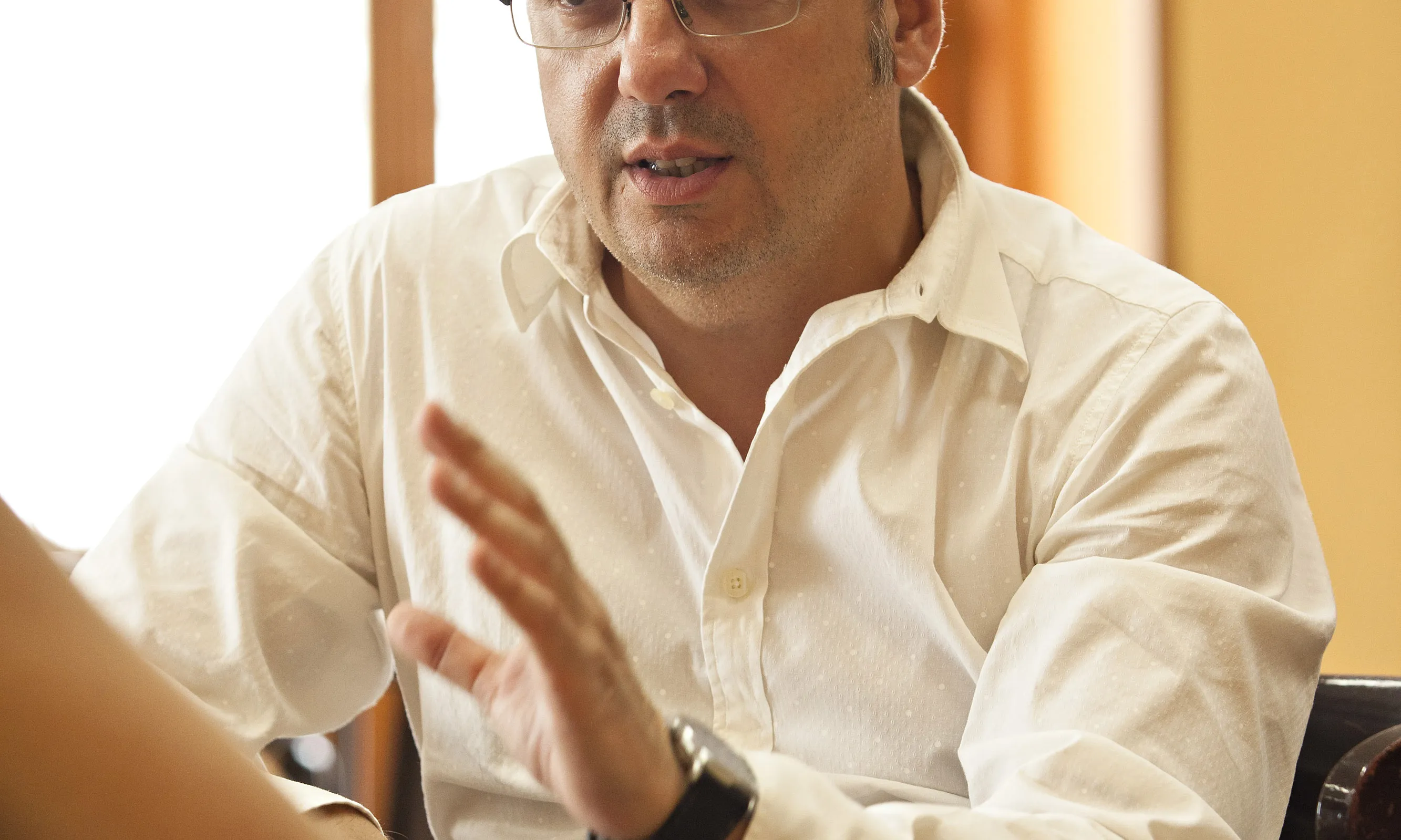 Carles Campuzano parlant sobre la reforma de la Llei de Mecenatge