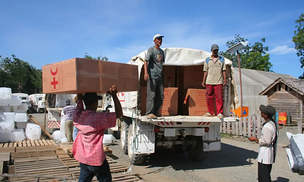 Assistència Humanitària de la Creu Roja a Indonèsia