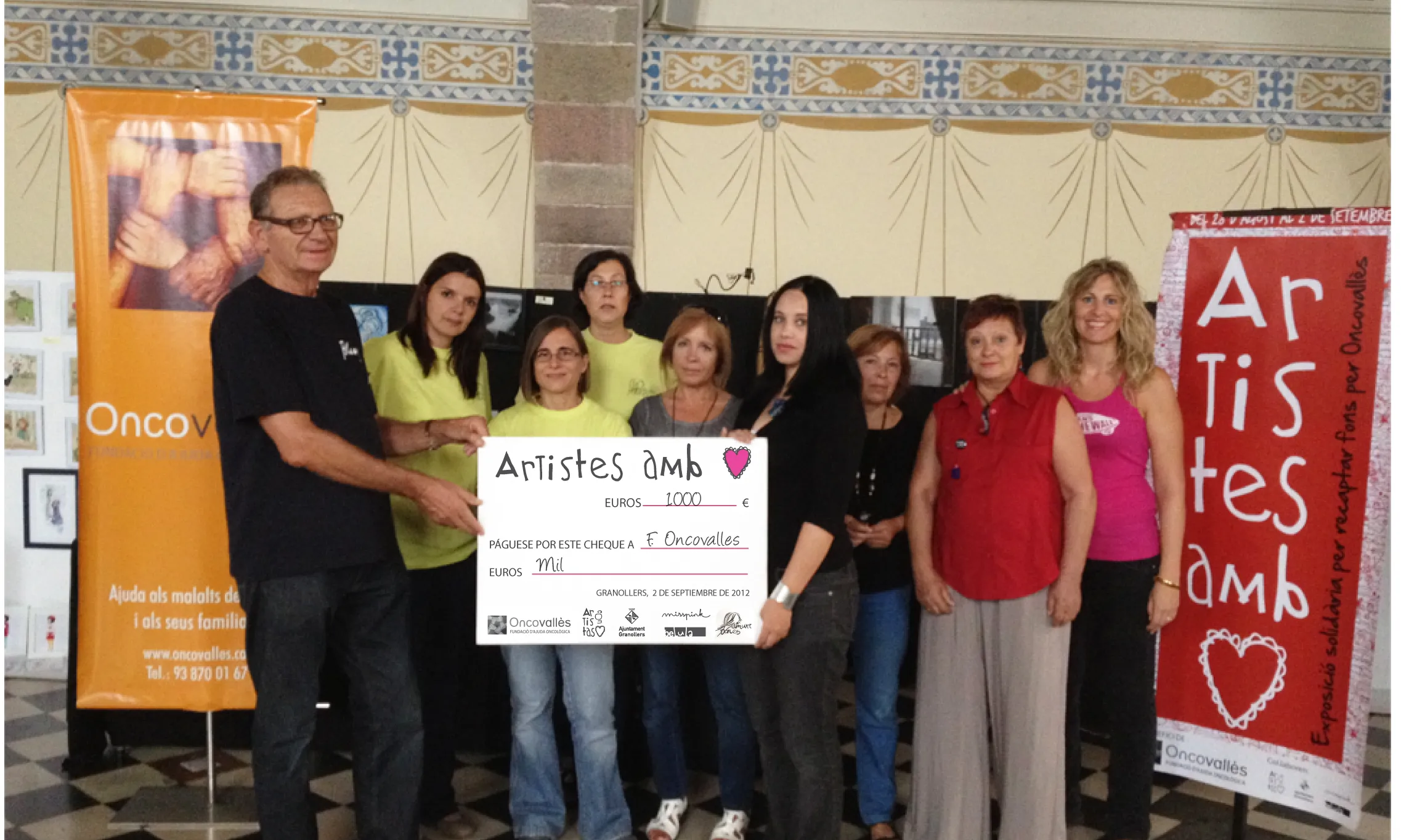 Artistes d’arreu que ofereixen les seves obres de forma desinteressada