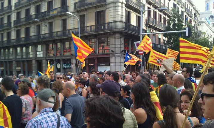 Manifestació a Barcelona, Isaac Martin