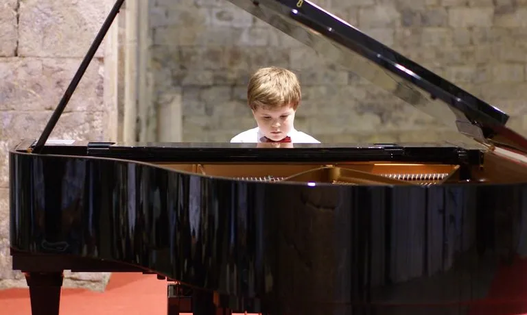 El jove pianista d’onze anys Michael Andreas