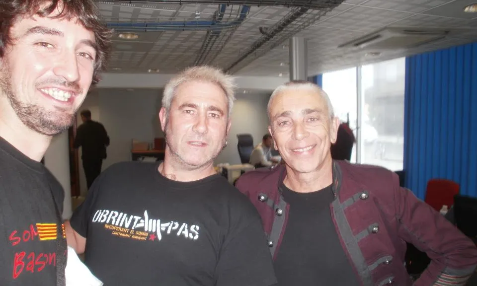 Gerard Jacquet i Sergi Lopez, padrins del Col·lectiu