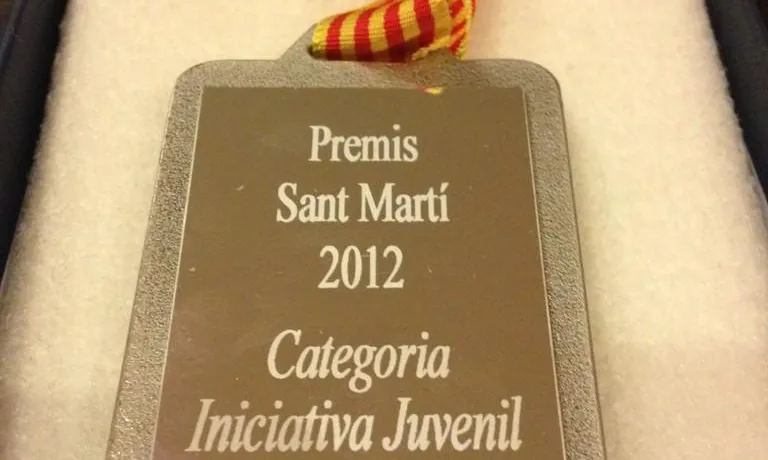 La medalla dels Premis Sant Martí 2012