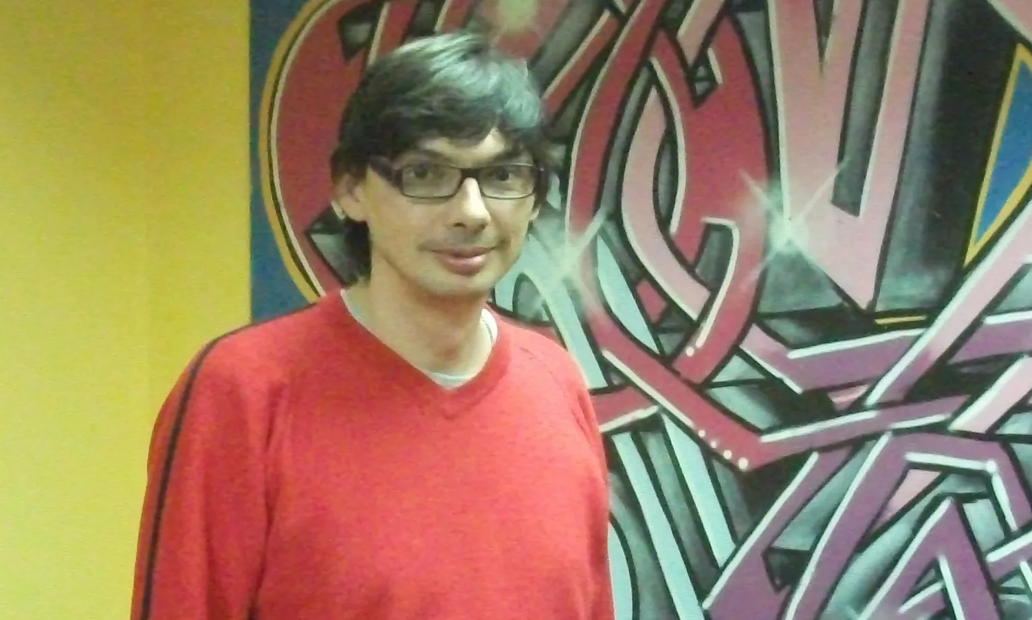 Maru Gallardo a l'Associació per a Joves Teb