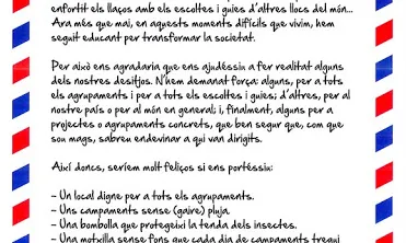 La primera pàgina de la carta (podeu llegir-la sencera en pdf com arxiu adjunt).