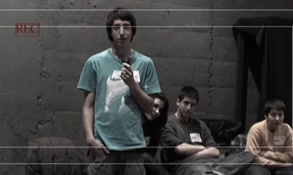 Joves del projecte BarriBook Tv d'Horta-Guinardó