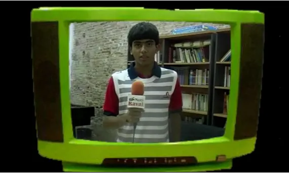 Fotograma del vídeo dels joves del Teb