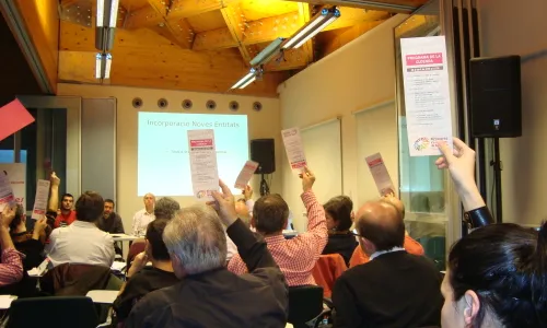 Moment de l'Assemblea General del CAB a Torre Jussana