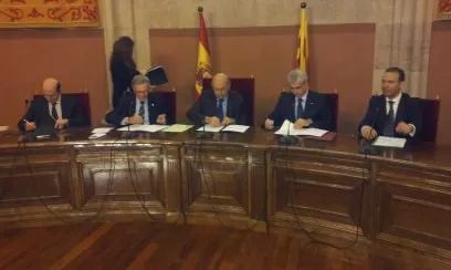 Acte de signatura del Protocol d'actuació
