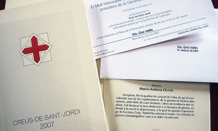 Imatge de la Creu de Sant Jordi de 2007. Autora: tinavalles