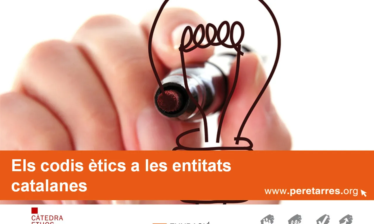 Diapositiva de l'estudi "Els codis ètics a les entitats catalanes"