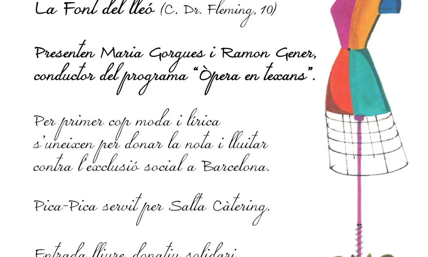 A "Coser y Cantar" desfilaran les confeccions de les dones d'Ared
