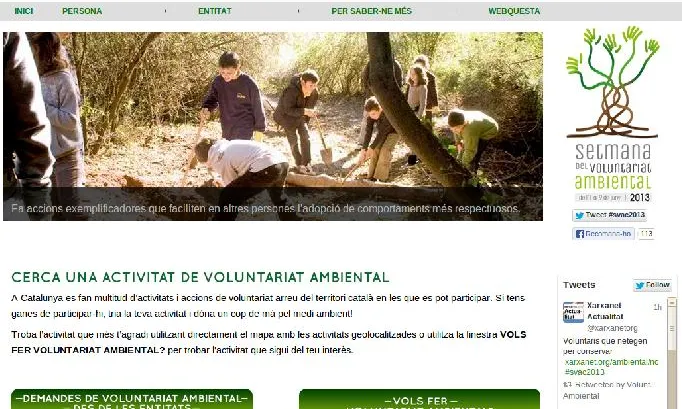 Portal del voluntariat ambiental