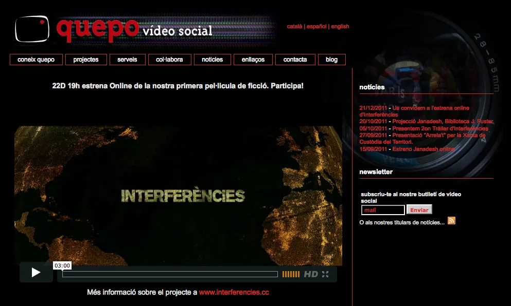 Fundació Quepo, web
