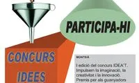 Cartell de la 1a ed. del Concurs Idea't Cartell de la 1a ed. del Concurs Idea't