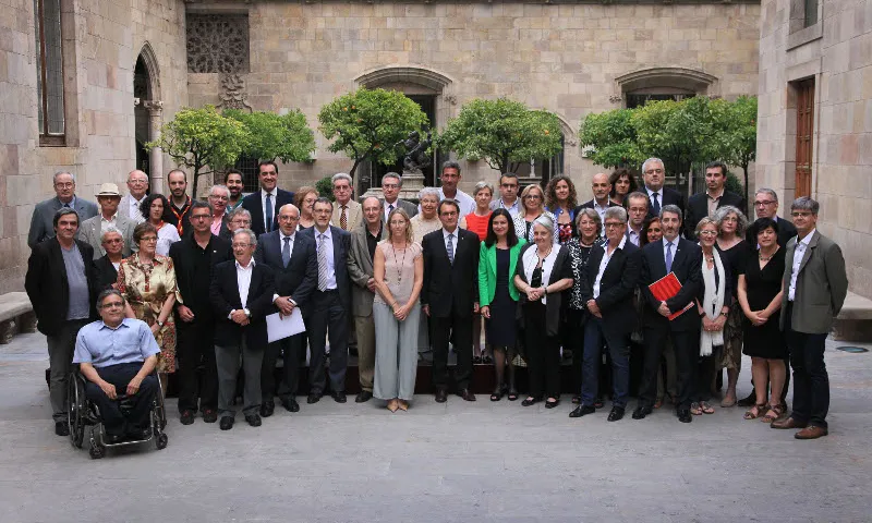 La Taula del Tercer Sector amb el President de la Generalitat.