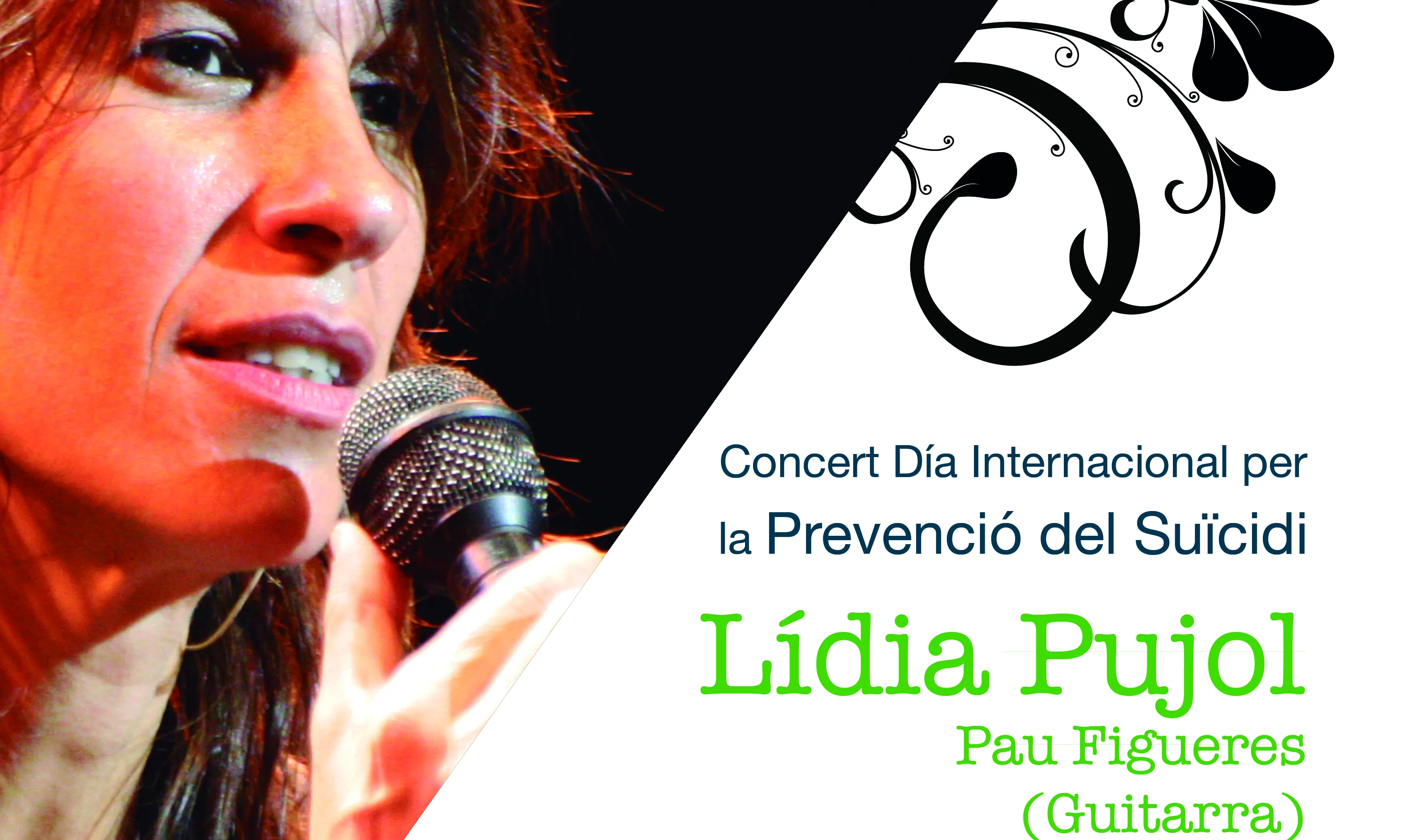 Cartell concert Dia internacional per la prevenció del suïcidi