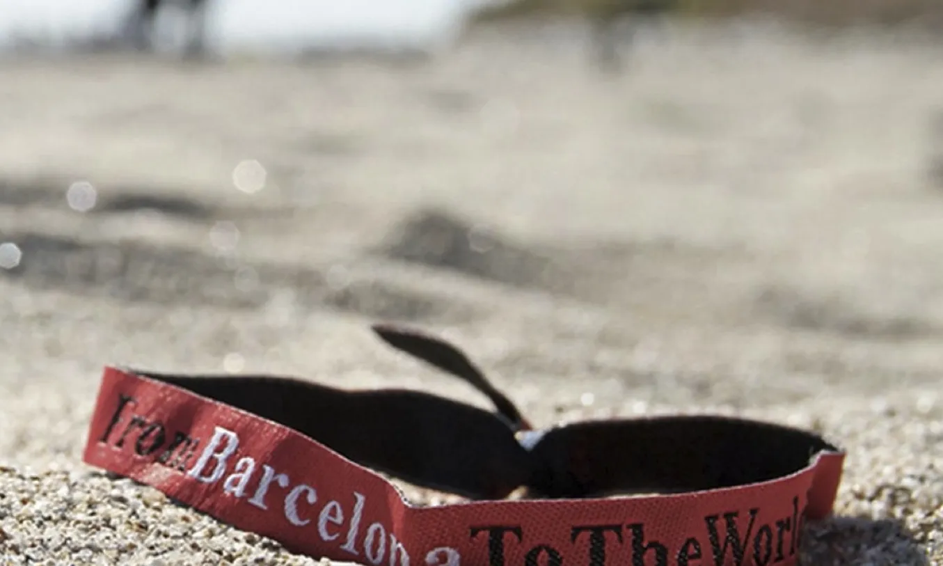 La polsera solidària de Barcelona