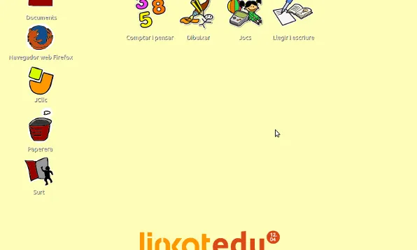 El perfil infantil de la Linkat 12.04