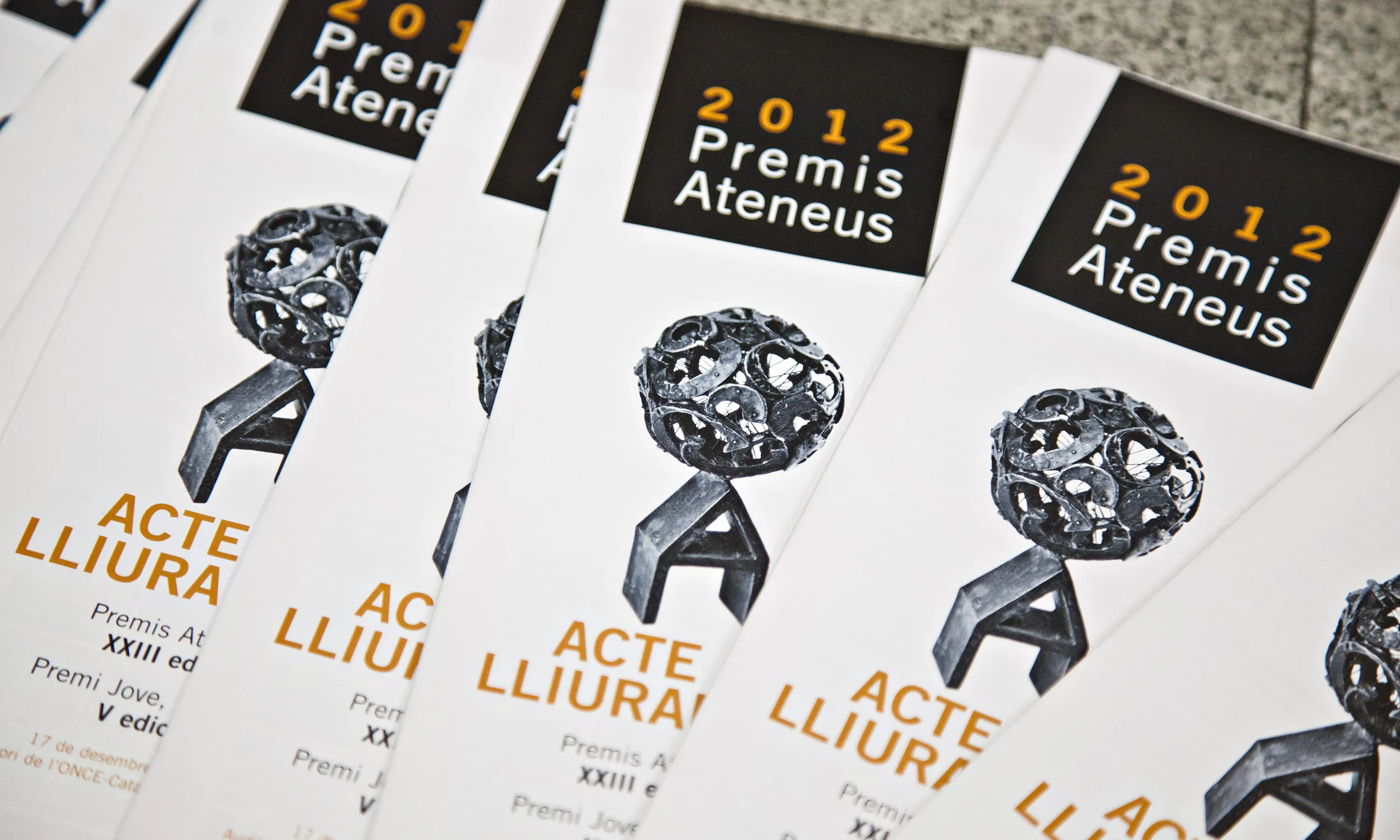 Imatge dels Premis Ateneus 2012