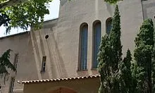 Façana de l'església dels Caputxins de Sarrià