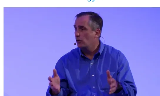 Representant de Intel durant la conferència del CES