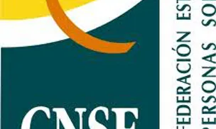 Logotip de la CNSE, Confederación Estatal de Personas Sordas Logotip de la CNSE, Confederación Estatal de Personas Sordas