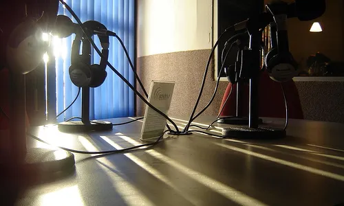 Estudi de ràdio (Font: flickr.com)