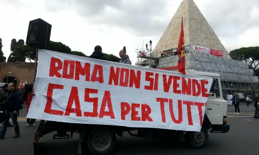 Manifestació a Roma. Font: Reppublica.it