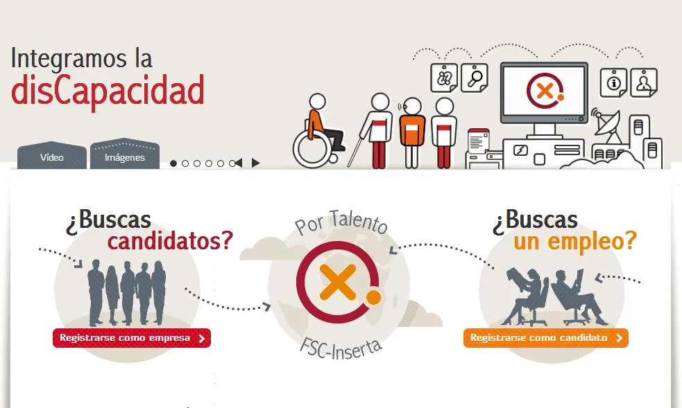 Portalento.es, el portal de cerca de feina i formació líder per a discapacitats.