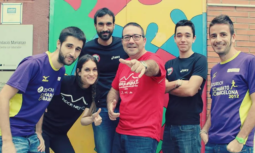 L'equip de la Fundació Marianao que ha participat a l'OI-Trailwalker
