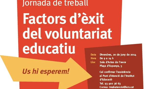 Arriba la Jornada de Voluntariat Educatiu
