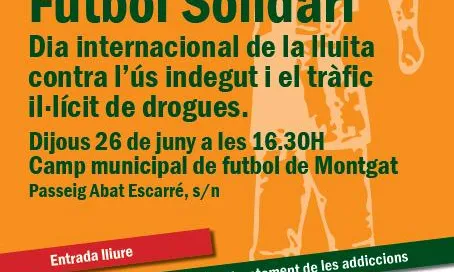 Futbol solidari amb les persones que pateixen addiccions