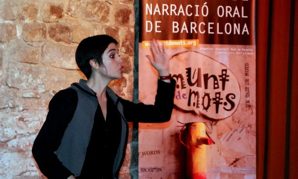 Isabela Méndez narrant al Munt de Mots 2012