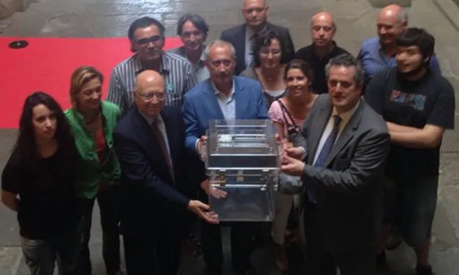 Representants de les entitats coordinadores de la Taula de Barcelona