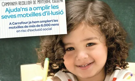 Catalunya recapta 65.319 euros per a material escolar.