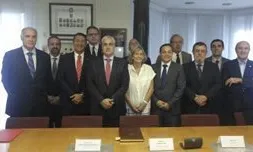 Signatura acord de col·laboració, Font: Departament de Justícia