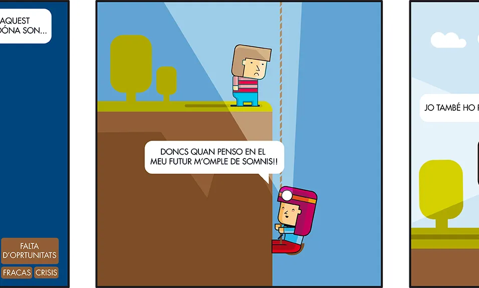 Tira còmica del campus Imainge Aude