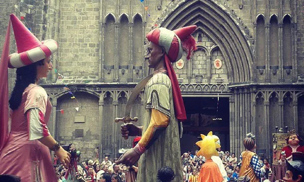 Els Gegants del Pi, en Mustafà i l'Elisenda
