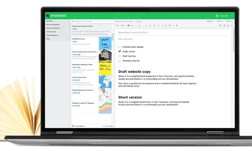 Les notes d'Evernote poden ser compartides amb molts usuaris! 
