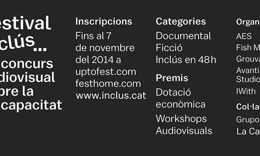 Informació sobre la convocatòria del Festival Inclús