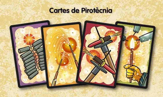 Algunes de les cartes del joc dissenyades per Xavier Cáliz